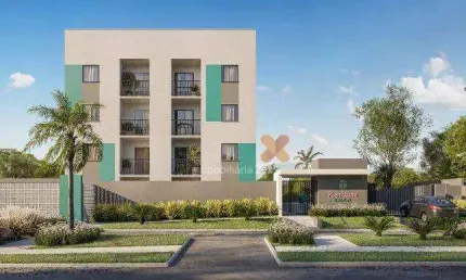 Apartamento com 2 dormitórios à venda, 41 m² por R$ 262.700,00 - Weissópolis - Pinhais/PR