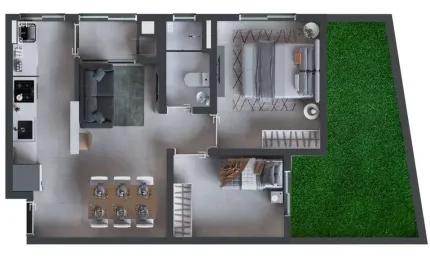 Apartamento com 2 quartos à venda na Rua Cascavel, 587, Alto Tarumã, Pinhais