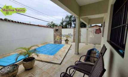 Casa com 3 dormitórios à venda, 142 m² por R$ 480.000 - Jardim Diplomata - Itanhaém/SP