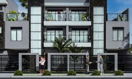 Sobrado à venda em construção de alto padrão no água verde