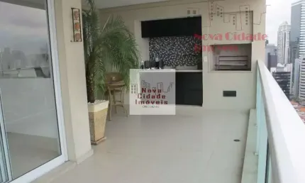 Brooklin - apto mobiliado de alto padrão p/ locação com 3 vagas - ap0670