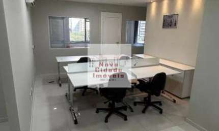 Vila Olímpia! Sala de 79 m²  4 sala 3 banhs 2 vagas para locação - SA3014