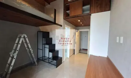 Brooklin! studio (26m²) com pé direito de 3,70m completo - st3041