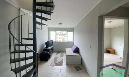 Cobertura, 105 m² - venda por R$ 477.000,00 ou aluguel por R$ 3.720,00/mês - José Menino - Santos/SP