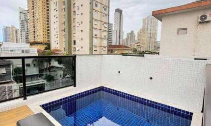 !!!OPORTUNIDADE!!! EXCELENTE SOBRADO com 150M² ÚTEIS - 03 SÚITES - 05 BANHEIROS - PISCINA+GOURMET - 02 VAGAS por R$ 1.450M - EMBARÉ  SANTOS/SP