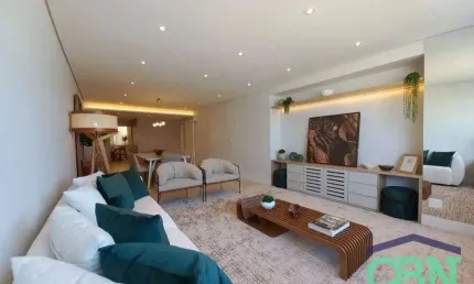 MARAVILHOSO APARTAMENTO ALTO PADRÃO 100% REFORMADO/PORTEIRA FECHADA com 175m² ÚTEIS - FRETE AO MAR - 03 DORM sendo 02 SUÍTES - 04 W.C - GONZAGA/SANTOS