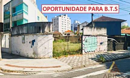 OPORTUNIDADE PARA  B.T.S - LOCAÇÃO DE TERRENO com 450m²  de ESQUINA COM AVENIDA SUPER MOVIMENTADA por R$ 12.000 (PACOTE) - APARECIDA/SANTOS