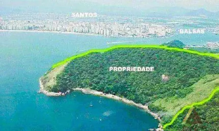 Área / Ilha à venda, 146000 m² por R$ 20.000.000 - Balneário Guarujá - Guarujá/SP
