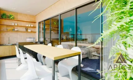 !!oportunidade!! lindo apartamento lançamento com 75m² úteis - 02 dorm. sendo 01 suíte - 02 w.c- varanda  gourmet - lazer completo - 01 vaga demarcada