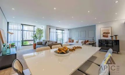Maravilhoso apto. alto padrão 100% retrofitado com 185m² úteis - 03 suítes com varanda - walk in closet - 05 w.c - 02 vagas paralelas - pompéia