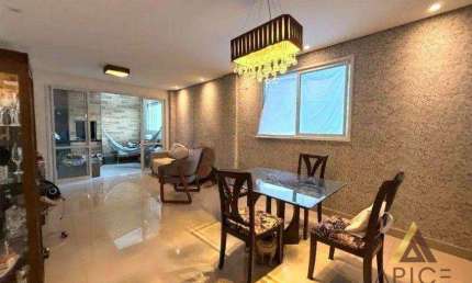 Cobertura com 3 dormitórios à venda, 135 m² por R$ 1.389.000,00 - Marapé - Santos/SP