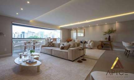 MARAVILHOSO APTO. ALTO PADRÃO com 240m² ÚTEIS - 100% REFORMADO - 04 SUÍTES - VARANDA GOURMET - 06 W.C - 03 VAGAS - PRÉDIO COM LAZER - VILA RICA/SANTOS