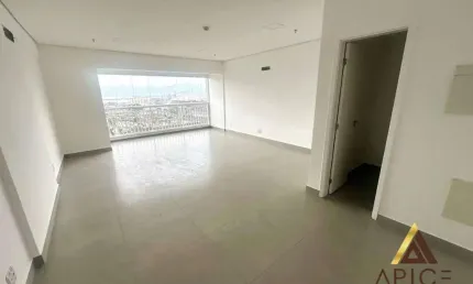 Sala para alugar, 54 m² por r$ 2.400,00/mês - vila matias - santos/sp