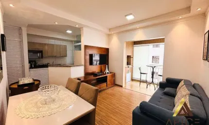 EXCELENTE APTO. PADRÃO com 64m² ÚTEIS - 02 DORMS. sendo 01 SUÍTE - VARANDA GOURMET - 01 VAGA DEMARCADA - LAZER COMPLETO por R$ 549 MIL - ESTUÁRIO