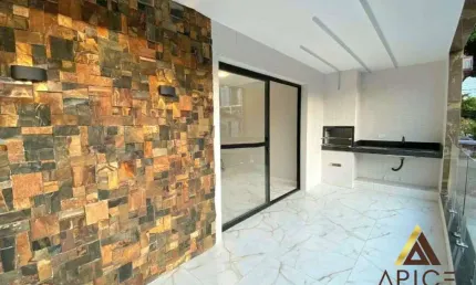 Linda casa sobreposta alta nova com 140m² úteis - 03 suítes - 04 banheiros - varanda gourmet - churrasqueira - 02 vagas de garagem por r$ 979 mil