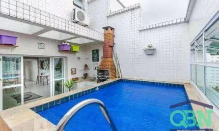 Cobertura com 3 dormitórios à venda, 208 m² por R$ 1.290.000,00 - Marapé - Santos/SP