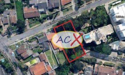 Terreno à venda, 1088 m² por R$ 1.780.000,00 - Campina do Siqueira - Curitiba/PR