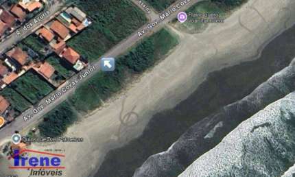 Terrenos pé na areia à venda, medindo 1054 metros. R$ 950 mil