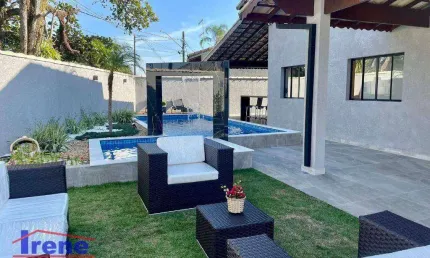 Casa nova com 3 dormitórios à venda, 110 m² por R$ 899.000 - Campos Elíseos - Itanhaém/SP