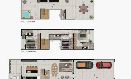 Sobrado à venda, 3 quartos, 3 suítes, 4 vagas, jardim bela vista - santo andré/sp