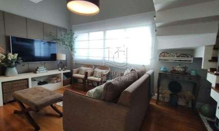 Cobertura mobiliada com 2 dormitórios para venda ou permuta, 150 m² por R$ 1.195.000 - Campestre - Santo André/SP, valor de R$ 1.195.000,00