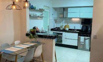 Apartamento semi mobiliado á vendacom 3 dormitórios à venda, 92 m² por R$ 810.000 - Jardim Bela Vista - Santo André/SP