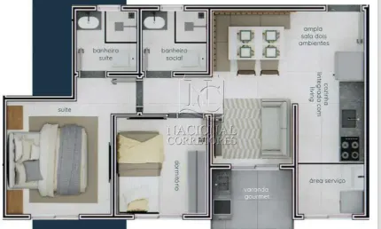 Apartamento à venda, 2 quartos, 1 suíte, 1 vaga, Campestre - Santo André/SP