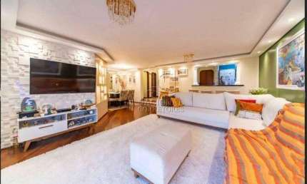 Apartamento com 4 dormitórios, 170 m² - aluguel por R$ 5.500,00/mês - Vila Assunção - Santo André/SP