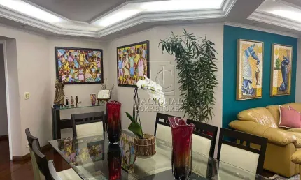 Apartamento com 4 dormitórios à venda, 135 m² - vila assunção - santo andré/sp