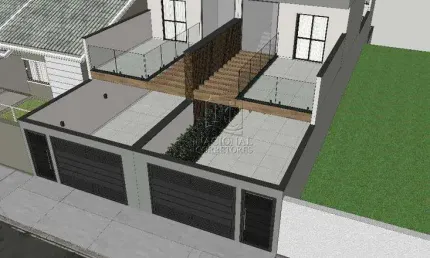 Sobrado à venda, 3 quartos, 2 suítes, 4 vagas, Jardim Santo Alberto - Santo André/SP