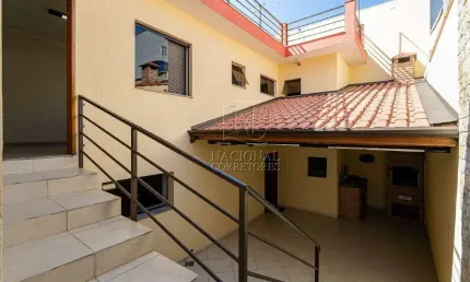 Sobrado com 4 dormitórios à venda, 263 m² - Vila Camilópolis - Santo André/SP