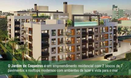 Apartamento com 2 quartos à venda na Rua Pascoal Simone, 149, Coqueiros, Florianópolis