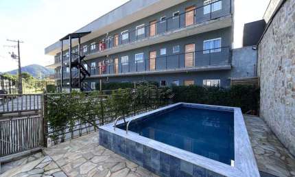 Apartamento com 1 quarto, Jardim Beira-Rio, Ubatuba - R$ 270 mil, Cod: 2068