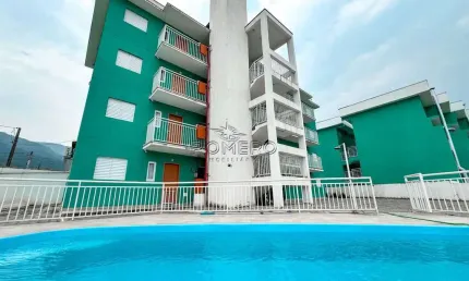 Apartamento com 2 quartos, Jardim Beira-Rio, Ubatuba - R$ 310 mil, Cod: 2485