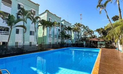 Apartamento com 2 quartos, Praia do Sapê, Ubatuba - R$ 380 mil, Cod: 2615