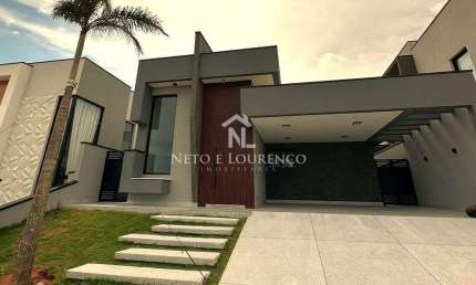 Casa térrea à venda com 3 suítes no Condomínio Pecan, Itupeva-SP – modernidade, conforto e seguranç