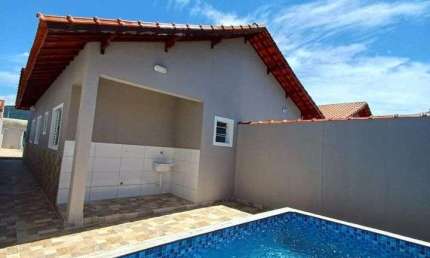 Casa para Venda em Itanhaém, Santa Terezinha, 2 dormitórios, 1 suíte, 1 banheiro, 3 vagas