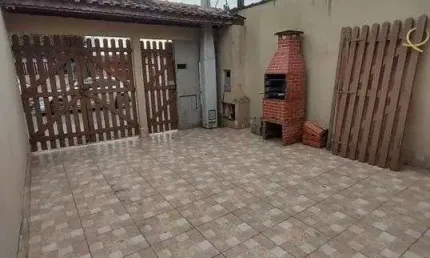 Casa para Venda em Itanhaém, Belas Artes, 1 dormitório, 1 banheiro, 2 vagas