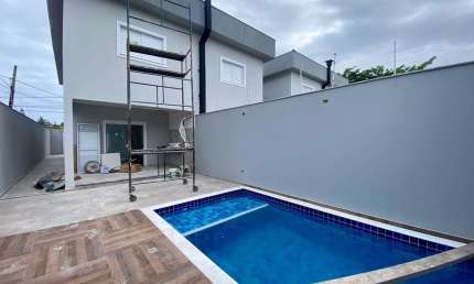 Casa para Venda em Itanhaém, Nova Itanhaém, 3 dormitórios, 1 suíte, 1 banheiro, 2 vagas