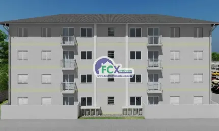 Apartamento para Venda em Mongaguá, Itaguaí, 2 dormitórios, 1 banheiro, 1 vaga