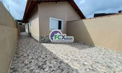 Casa para Venda em Itanhaém, Balneário Tupy, 2 dormitórios, 1 suíte, 1 banheiro, 1 vaga