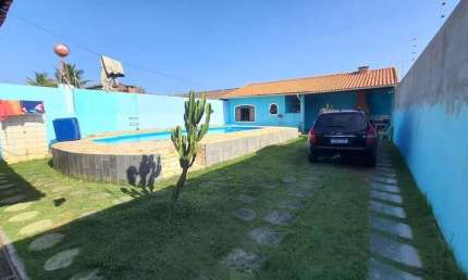 Casa para Venda em Itanhaém, Balneário Gaivotas, 2 dormitórios, 1 suíte, 1 banheiro, 5 vagas