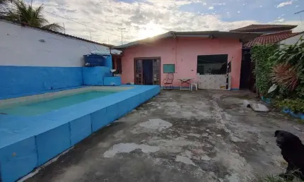 Casa para Venda em Itanhaém, Balneário Gaivotas, 3 dormitórios, 3 suítes, 1 banheiro, 5 vagas
