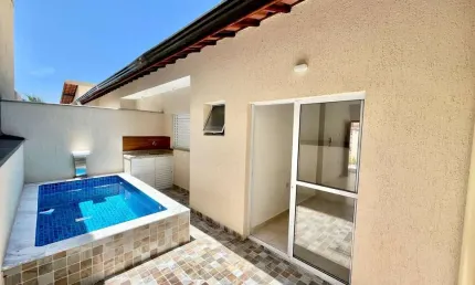 Casa em condomínio para venda em itanhaém, cibratel 2, 2 dormitórios, 1 banheiro, 1 vaga
