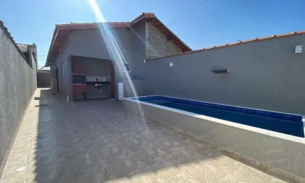 Casa para Venda em Itanhaém, Balneário Gaivotas, 2 dormitórios, 1 suíte, 1 banheiro, 1 vaga