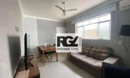 Apartamento com 2 dormitórios à venda, 75 m² por r$ 395.000,00 - ponta da praia - santos/sp
