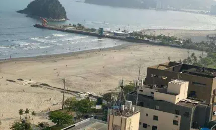 Apartamento com 1 dormitório para alugar, 52 m² por R$ 5.800,00/mês - Pompéia - Santos/SP