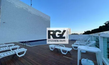 Apartamento com 2 dormitórios à venda, 68 m² por r$ 687.000,00 - marapé - santos/sp