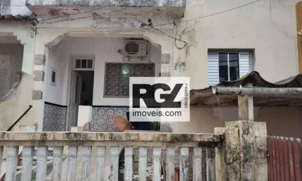 Casa com 2 dormitórios à venda por R$ 800.000 - Vila Belmiro - Santos/SP