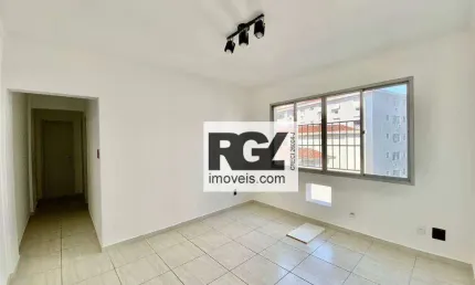 Apartamento com 2 dormitórios para alugar, 90 m² por R$ 3.200,00/mês - Campo Grande - Santos/SP